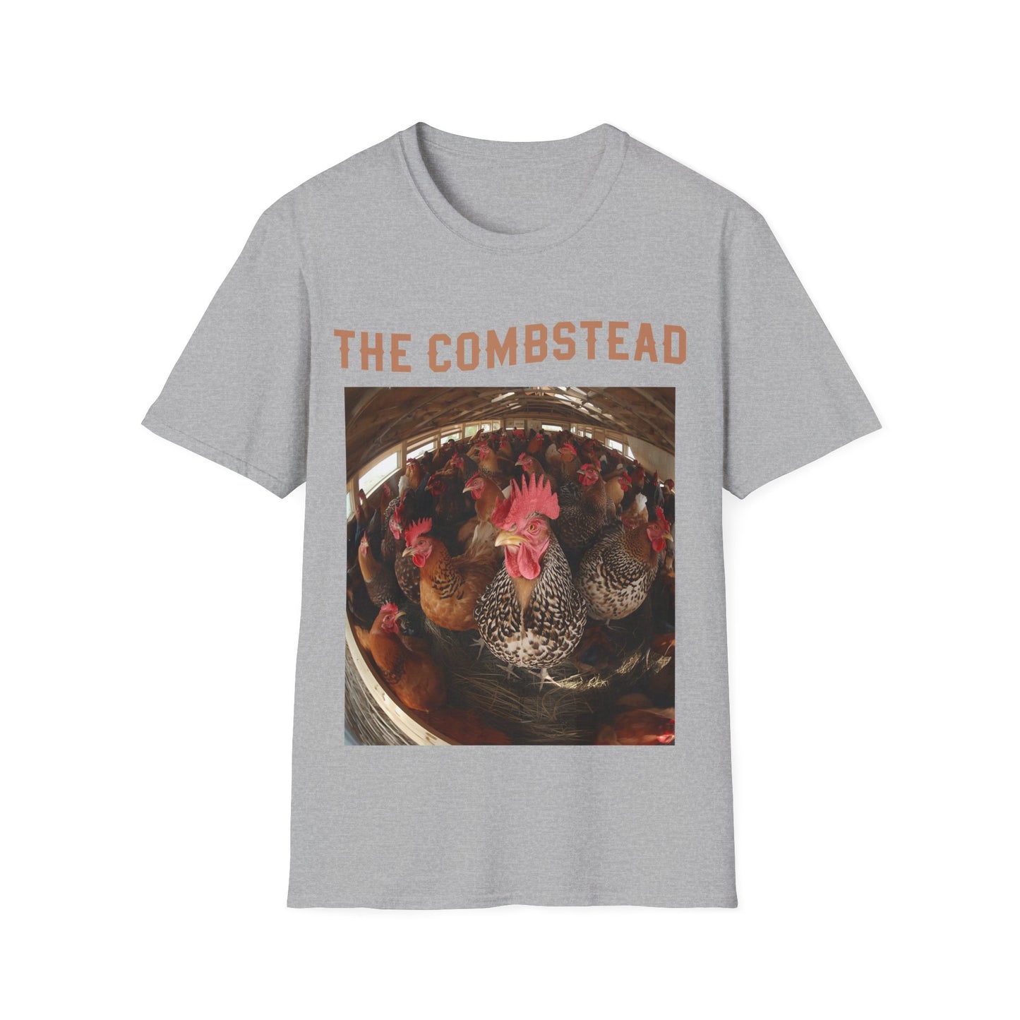 T-Shirt — 'The Combstead' Chicken Coop Photo Tee