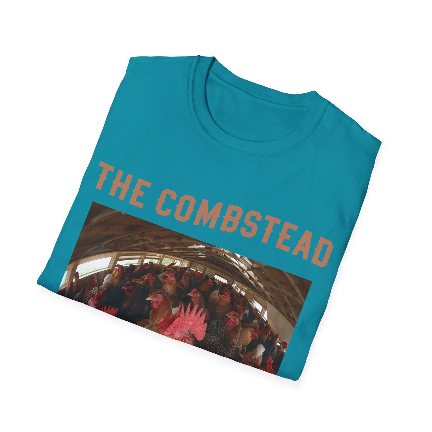 T-Shirt — 'The Combstead' Chicken Coop Photo Tee