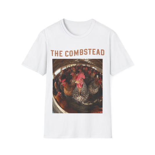 T-Shirt — 'The Combstead' Chicken Coop Photo Tee
