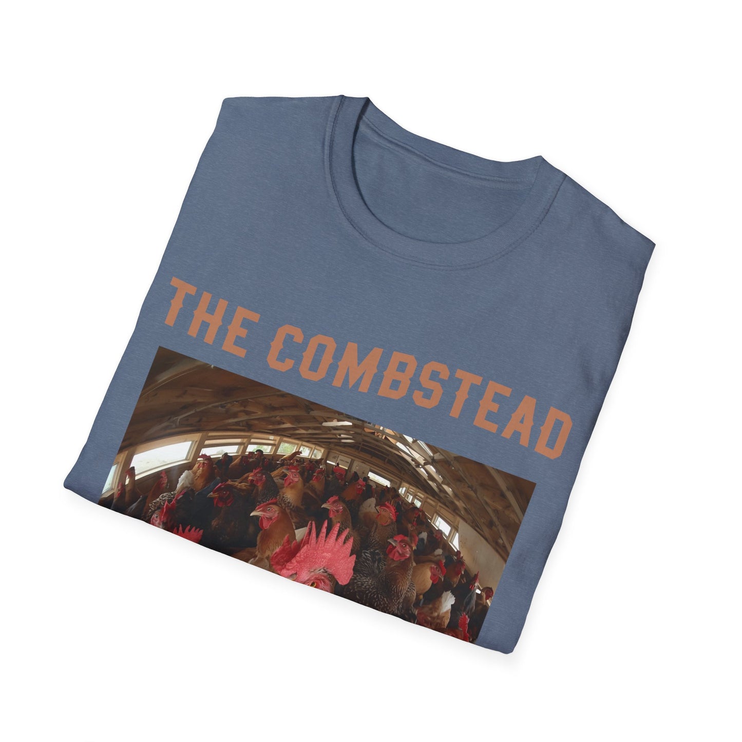 T-Shirt — 'The Combstead' Chicken Coop Photo Tee