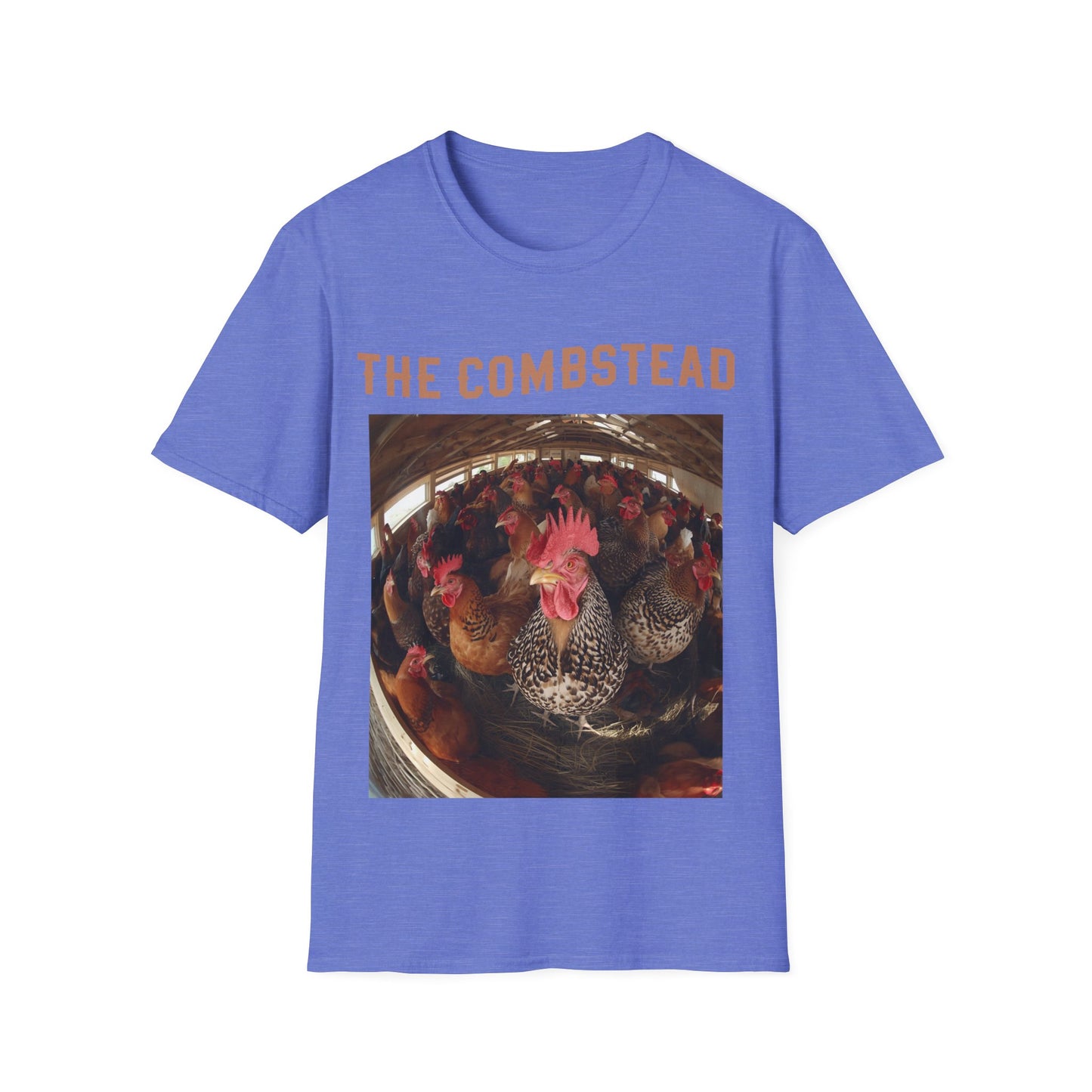 T-Shirt — 'The Combstead' Chicken Coop Photo Tee