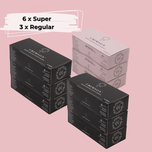 Heavy Flow Tampons Bundle - 6 Month Supply